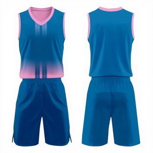 Vêtements de sport en gros, uniforme de basket-ball pour hommes et logo personnalisé, nouveau modèle et ensemble de shorts, uniforme de basket-ball avec expédition - Product Image 1