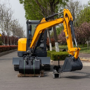 Spedizione Gratuita Escavatore Mini Idraulico Cingolato da 2, 3, 3.5 Tonnellate con Motore CE EPA e Cabina per Uso Agricolo in Vendita - Product Image 1