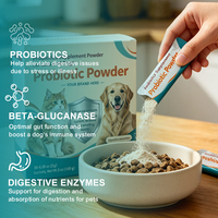 Poudre Probiotique de Qualité Vétérinaire en Promotion – 30 Sachets d'Enzymes Digestives pour Chats et Chiens – Complément Quotidien