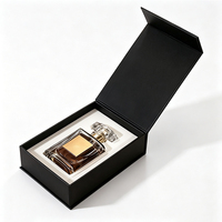Boîte à parfum personnalisée avec gaufrage, fermeture magnétique, emballage pour flacon de parfum avec insert