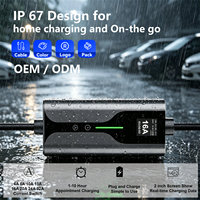 Nouvelle borne de recharge pour véhicule électrique Senku 3,5 kW GBT AC avec écran 2 pouces, 220 V 16 A, portable, 7 kW 32 A, station de recharge domestique pour voiture, câble de 5 m