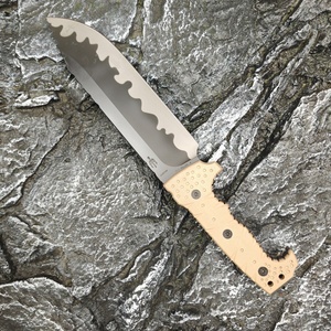 มีด战术 ML M8 ปรับแต่งได้ คุณภาพสูง ผลิตจากเหล็กกล้าไร้สนิม ใบมีดแบบ Fixed Blade พร้อมปลอกมีดยาง G10 สำหรับการต่อสู้ กิจกรรมกลางแจ้ง และงานอุตสาหกรรม - Product Image 5