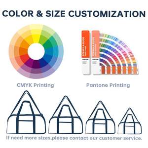 Bolsa de Deporte Plegable de Gran Capacidad con Logotipo Personalizado, Bolsa de Viaje para Fitness con Separación para Ropa Seca y Mojada, Bolsa de Yoga Unisex - Product Image 4