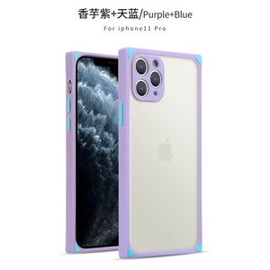 prueba de cubierta del teléfono 2 en 1 híbrido TPU Estuche Duro PC mate funda para teléfono celular para iphone 11 pro max - Product Image 5