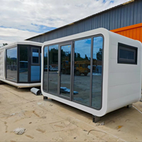 Maison Modulaire Mini/Plus Moderne de Chine, 20/40 pieds, avec Structure en Acier Galvanisé, Design Postmoderne pour Hôtels, Supermarchés, Centres Commerciaux et Villas