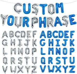 In the Trend Printed Kids Adult Letter <b>Balloon</b> Foil Colorful 16 Inch Happy Birthday <b>Balloons</b> Set Party <b>Decorations</b> - Product Image 1