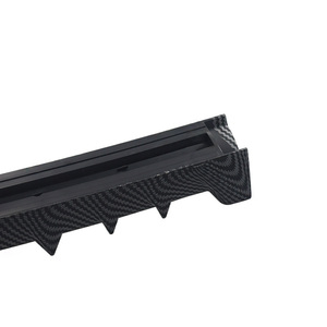 สปอยเลอร์หลังรถยนต์แบบสากล ลายคาร์บอนไฟเบอร์ 3 มิติ วัสดุ ABS สีดำเงา สำหรับรถแข่ง ฮอนด้า ซีวิค โตโยต้า นิสสัน - Product Image 6