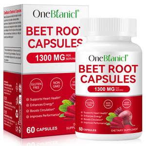 1300mg Hữu Cơ củ cải đường gốc viên nang chiết xuất thảo dược bổ sung với vitamin cho nam giới phụ nữ bột màu Đỏ củ cải đường bột viên nang - Product Image 4