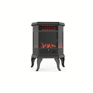 Poêle électrique infrarouge portable autoportant 3D à 3 éléments, 1500W/1000W, avec télécommande, pour chauffage d'appoint - Product Image 1