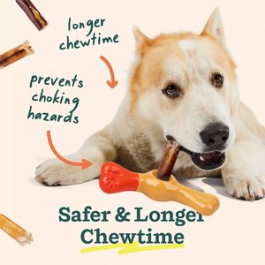 AFP Long-lasting Chewing <strong>Dog</strong> Toy Bully Stick Holder Pet Prevents Choking Safety Device Aggressive Chewers <strong>Dog</strong> Chew Stick Holder - Product Image 1