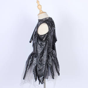 Mains d'argent Edward mettant en vedette Costume de performance Trou noir cuir Jazz danse porter scène Performance robe de danse - Product Image 3