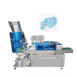 single piece pack hand cleaning wet wipes making machine Individually wrapped wet wipes wet cotton swab packaging machine