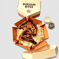 Boîte alimentaire pliable personnalisée avec logo arabe pour Suhoor, poulet grillé à emporter, Saliq, Kabli Biryani, Bukhari, Kabsa, Mandi, riz