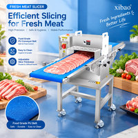 Machine à trancher la viande électrique robuste à épaisseur réglable, coupe-viande automatique pour usage commercial en restaurant