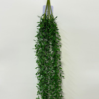 Guirlande de feuilles de saule artificielles de 100 cm, verdure suspendue, fausse feuillage pour la décoration murale de la maison, arrangement de toile de fond pour mariage et fête