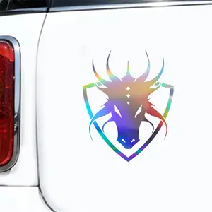 אנימה מנגה מגן לוגו סמל סימן דרקון מדבקות חלון מחשב נייד רכב מדבקות