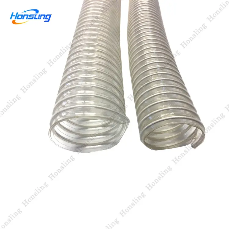 160mm smooth bore wire reinforced heavy duty flexible ventilation pvc steel wire duct hose