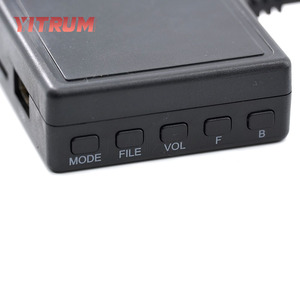 ชุดสายไฟสำหรับ Peugeot 307 และ 408 ช่องต่อ AUX สำหรับเสียงเข้า USB บลูทูธ ขั้วต่อ 12V สายทองแดงแบบยืดหยุ่น - Product Image 1