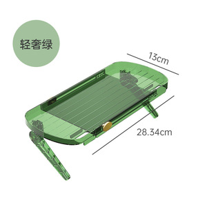Organizador de Oficina, Estante para Monitor, Tipo Rectangular, Sin Instalación, Color Verde, Naranja y Gris de Lujo, A319 - Product Image 4