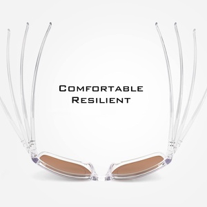 Lunettes de soleil sportives personnalisées avec logo, verres de sécurité doublés de mousse amovible pour la protection des yeux lors de matchs de pickleball et de volley-ball en extérieur - Product Image 4