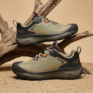 Zapatos de hombre para primavera, transpirables, de malla, casuales, para trabajo, resistentes, antideslizantes, aptos para escalada, senderismo y trabajo general al aire libre. - Product Image 2