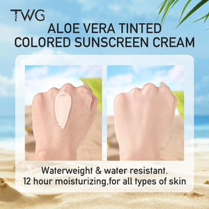 <span class=keywords><strong>Crema</strong></span> <span class=keywords><strong>Solare</strong></span> Colorata all'Aloe Vera TWG OEM 40g Previene l'Abbronzatura e le Scottature <span class=keywords><strong>Crema</strong></span> <span class=keywords><strong>Viso</strong></span> Idratante e Sbiancante all'Aloe Vera - Product Image 5
