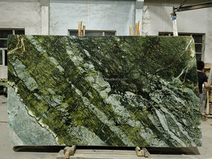 Luxe Naturel Irlandais Connemara Vert Pierre Verte De Bourgogne Vert Printemps Vague Marbre Dalle Mur Carreau Poli Cuisine Marbre - Product Image 4