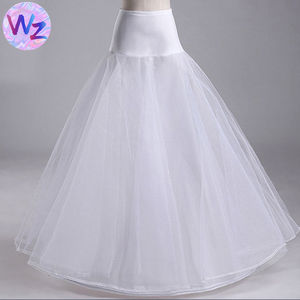 <span class=keywords><strong>Jupon</strong></span> de <span class=keywords><strong>mariage</strong></span> surdimensionné à 1 <span class=keywords><strong>cerceau</strong></span> et 2 couches de fil, avec dentelle corset, style jupe trapèze - Product Image 3