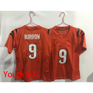 قابلة للتخصيص بالجملة سينسيناتي الشباب 9 جو بورو 1 جامار تشيس مخيط جيرسي أسود محدود مع شعار - Product Image 6