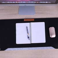 Tapis de clavier carrés en feutre écologique de 3 mm d'épaisseur, disponibles en plusieurs couleurs et tailles