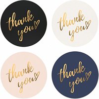 Étiquettes d'emballage dorées en rouleau rond de 1,5 pouce - Papier kraft auto-adhésif avec logo personnalisé - Vente en gros directe d'usine, faible MOQ
