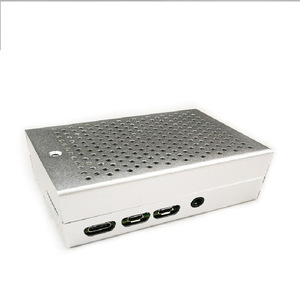 เคสอะลูมิเนียมพร้อมฮีทซิงค์สำหรับ Raspberry Pi 4 รุ่น 3B 4B ช่วยระบายความร้อน - Product Image 3