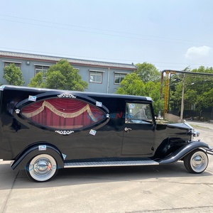 High-end Quality Black Funeral Vintage Car Supplier Electric High Quality Funeral Classic Car Special Transportation - Product Image 2