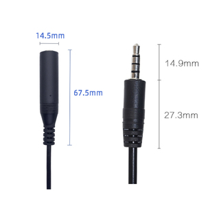 <span class=keywords><strong>Mono</strong></span> 6.35mm 立体声插头 <span class=keywords><strong>1</strong></span>/<span class=keywords><strong>4</strong></span> 英寸非平衡吉他连接线 PVC 外套乐器音频线 - Product Image 4