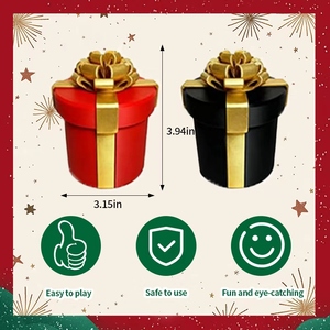 Jinccai Annoying Plastic Nested Screw <b>Box</b> Prank Gift <b>Box</b> Cash Money <b>Puzzle</b> <b>Box</b> Christmas & Fun Party Games - Product Image 1