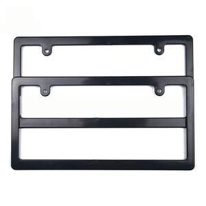 Cadre de plaque d'immatriculation universel en acier inoxydable japonais, support de plaque d'immatriculation pour voiture - Product Image 5