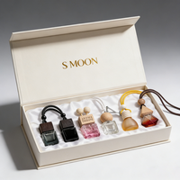 Diffuseur de parfum pour voiture suspendu, flacon en verre vide de 10 ml, avec logo personnalisé, pour grille d'aération de voiture, vente en gros