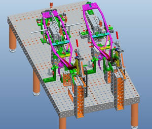 Sanwzb, Китай, высокое качество, 2D сварочная настольная пластина, 3d металлический сварочный стол с приспособлениями для сварки - Product Image 5
