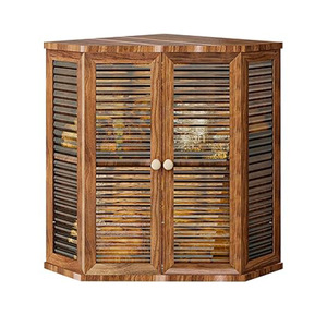 Boîte à pain en bois Smart Enjoyment à double étage, étagère d'angle pour comptoir de cuisine, pour collations et desserts - Product Image 5