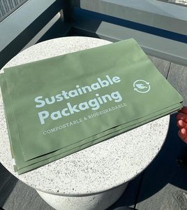 Bolsas de correo de poliéster biodegradables, ecológico, con logotipo personalizado, 100% - Product Image 5