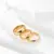 Artículo más nuevo Anillo de Bodas de tungsteno chapado en oro de 24K 18K Oro Láser te amo anillos de tungsteno para hombre