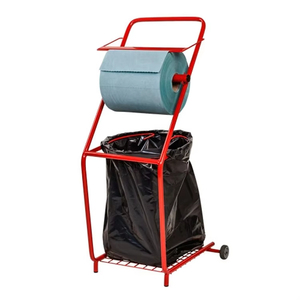 JH-Mech Poubelle <span class=keywords><strong>sur</strong></span> roues résistante à la rouille, cadre de support de sac poubelle en acier inoxydable de très grande capacité - Product Image 2