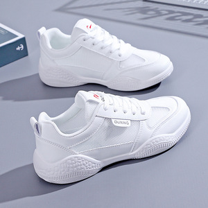 2026 Summer Women Thin Mesh White Running <b>Shoes</b>, Breathable <b>Soft</b> Sole Lightweight Casual Sports Sneakers - Product Image 4