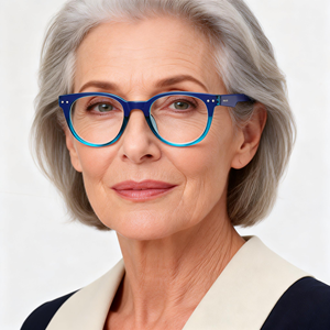 OEM Welcome Women's Round Frame <b>Reading</b> <b>Glasses</b> Comfortable Design for Daily Use,Any Pantone Color Available,CE - Product Image 1