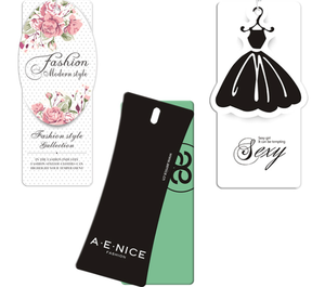 Tùy chỉnh tái chế giấy sang trọng tag UV in ấn logo dập nổi chống hàng giả treo thẻ & quần áo/Túi/giày nhãn - Product Image 3