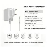 Adaptateur d'alimentation CCTV MYIXI 230V 24V AC DC à commutation, 5V-12V 3A-4.8A, matériau ABS PC, certifié CE