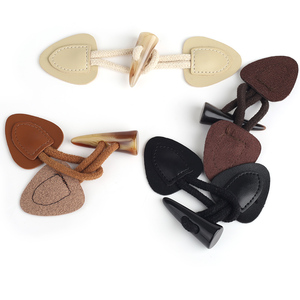 Thiết kế độc đáo may trên áo PU da đóng cửa may nút chuyển đổi - Product Image 3