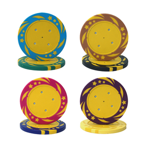 <span class=keywords><strong>Fichas</strong></span> <span class=keywords><strong>de</strong></span> arcilla personalizadas <span class=keywords><strong>de</strong></span> 39mm sin <span class=keywords><strong>valor</strong></span> nominal, pegatinas láser con logotipo cambiable, <span class=keywords><strong>fichas</strong></span> <span class=keywords><strong>de</strong></span> póquer <span class=keywords><strong>de</strong></span> casino baratas para juegos - Product Image 5