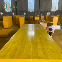 Panneau triple jaune 2000*500mm 21mm 27mm pin 3 plis coffrage panneau béton coffrage