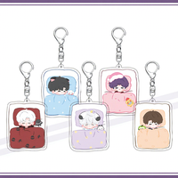 81 Designs Love and Deep Space Zayne Rafayel Xavier Sylus Game Pendentif Porte-clés Anime Porte-clés en acrylique